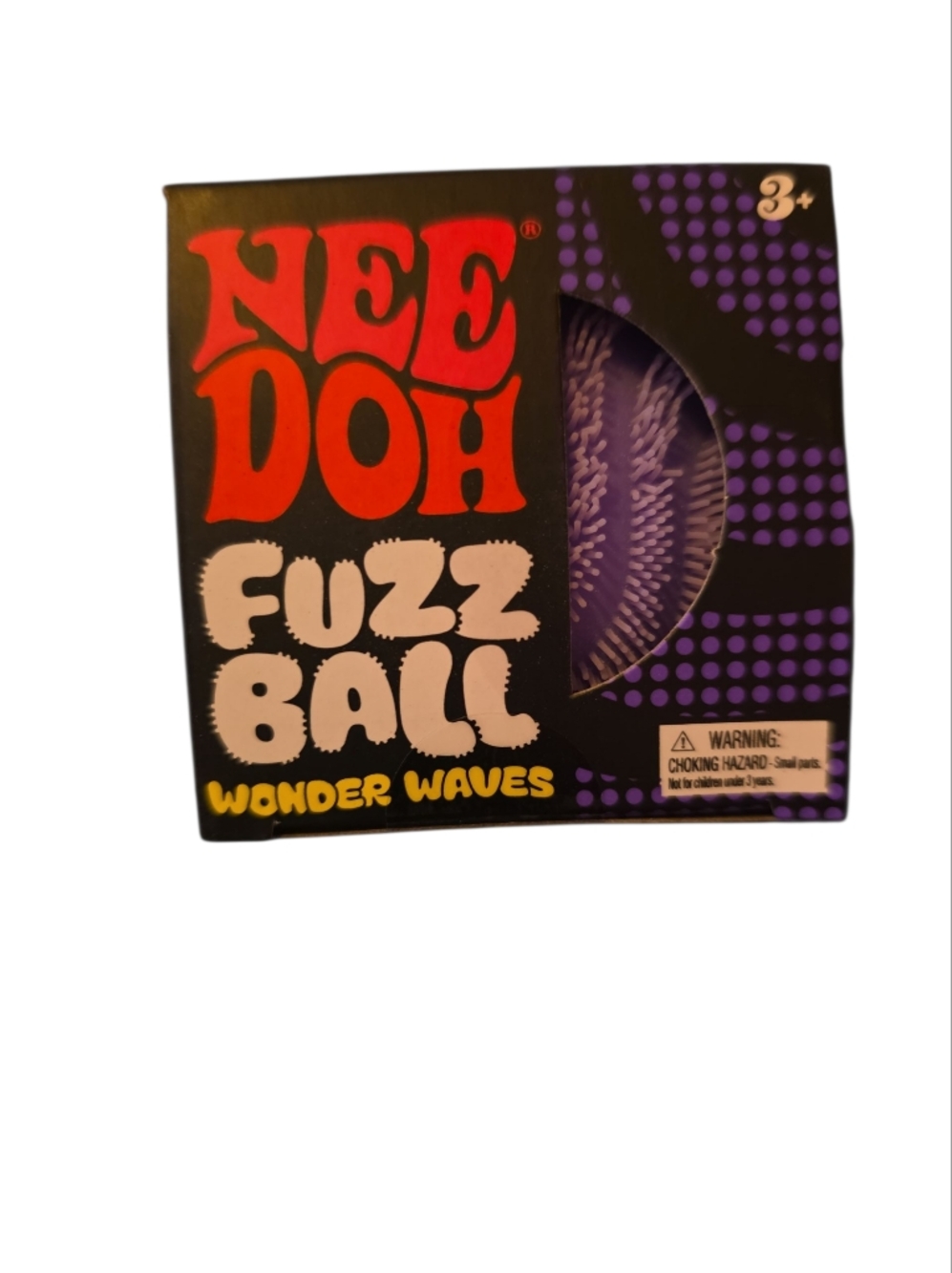 NEW NeeDoh Fuzz Ball Wonder Waves - Purple